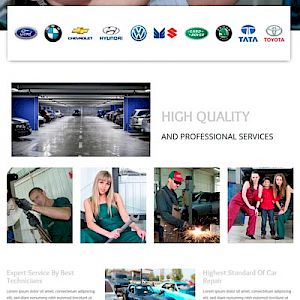 Autorepair - многостраничный шаблон