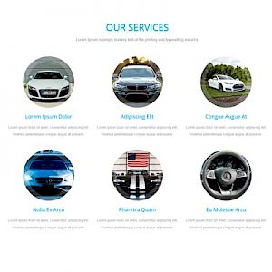 Carcenter - одностраничный шаблон